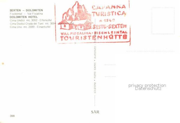 Sexten Sesto Suedtirol Capanna Turistica – Bild 2