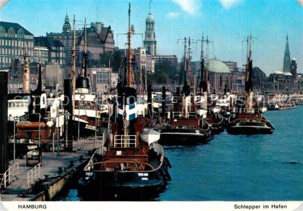 Hamburg Schlepper im Hafen
