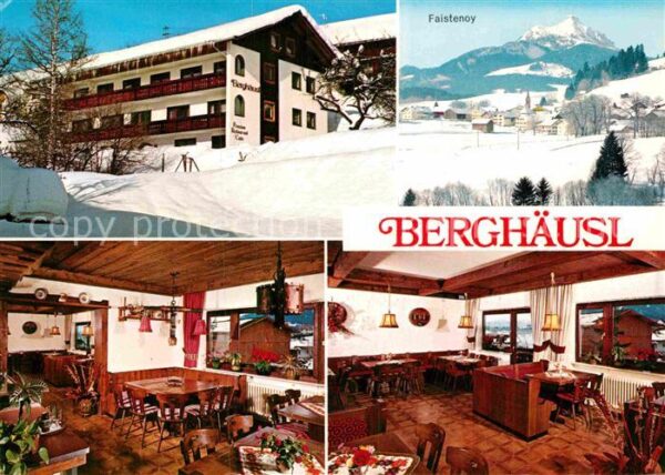 Faistenoy Restaurant Berghäusl Gasträume