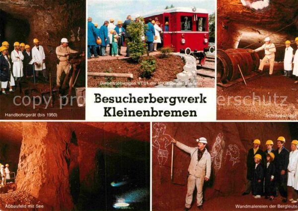 Porta Westfalica Besucherbergwerk Kleinbremen Handbohrge
