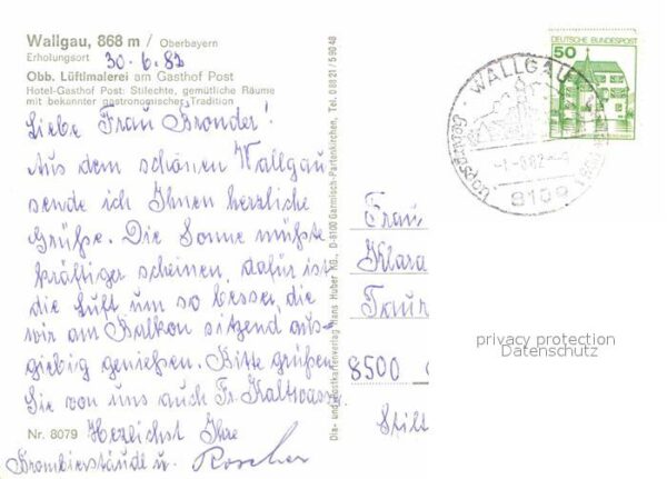 Wallgau Lüftlmalerei am Gasthof Post – Bild 2