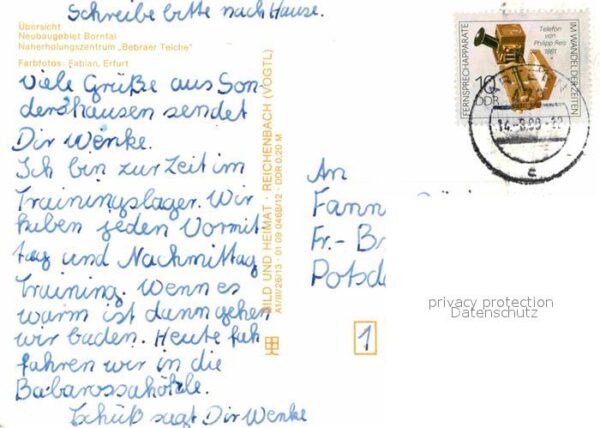 Sondershausen Thueringen Panorama Neubaugebiet Borntal Bebraer T – Bild 2