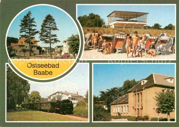 Baabe Ostseebad Ruegen Teilansicht Strand HOG Inselparadies Sc