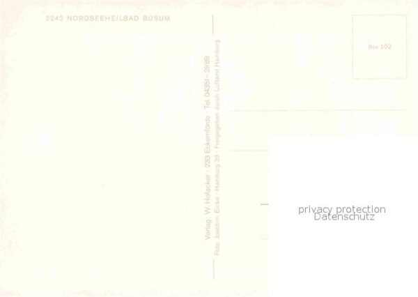 Buesum Nordseebad Fliegeraufnahme – Bild 2
