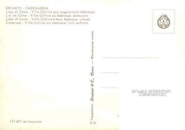 Griante Cadenabbia Lago di Como Villa Collina Teilansicht – Bild 2