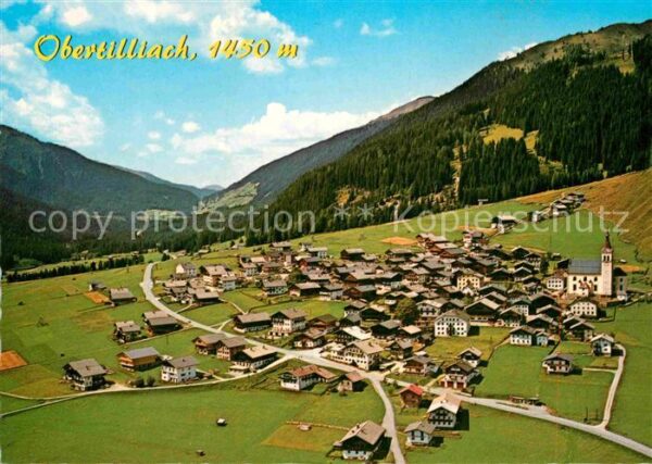 Obertillach Lienz Tirol Fliegeraufnahme