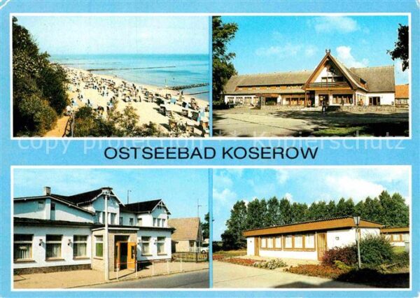 Koserow Ostseebad Usedom Strand Ferienobjekt Damerow FDGB Ferien