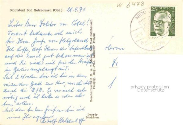 Bad Salzhausen Staatsbad Fliegeraufnahme – Bild 2