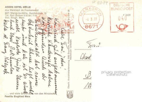 Marxgruen Adams Hotel Hölle Teufelssteg Hotelgart – Bild 2