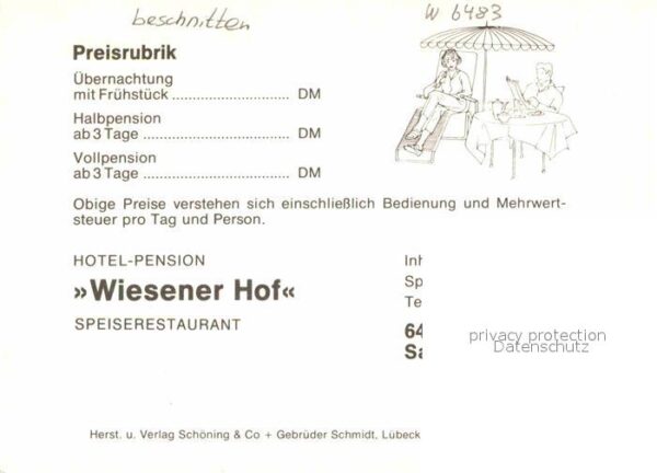 Bad Soden-Salmuenster Hotel Pension Wiesener Hof – Bild 2