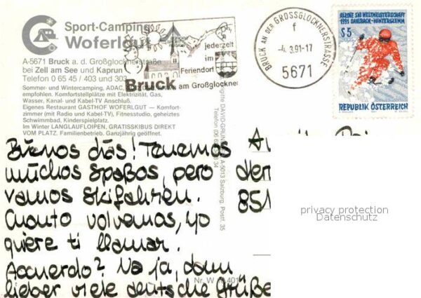 Bruck Grossglocknerstrasse Sport Camping Woferlgut Kitzsteinhorn – Bild 2