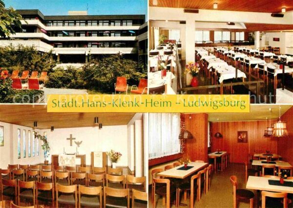 Ludwigsburg Wuerttemberg Städt Hans Klenk Heim Speisesaal Gebets