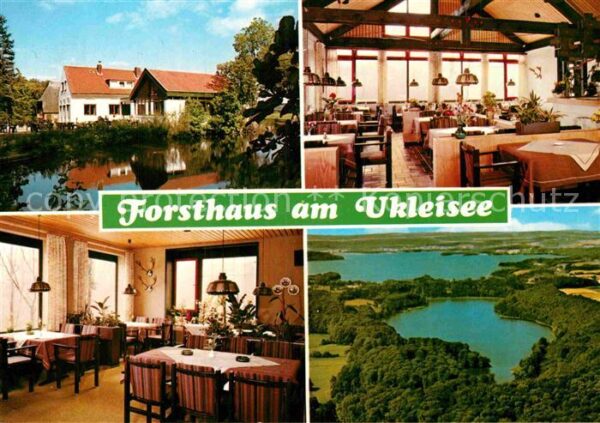Sielbeck Holsteinische Schweiz Forsthaus am Ukleisee Gasträume
