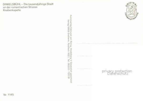 Dinkelsbuehl Knabenkapelle – Bild 2