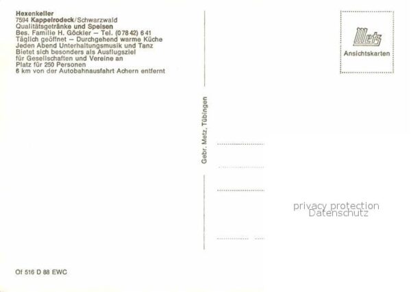 Kappelrodeck Hexenkaller Gasträume – Bild 2