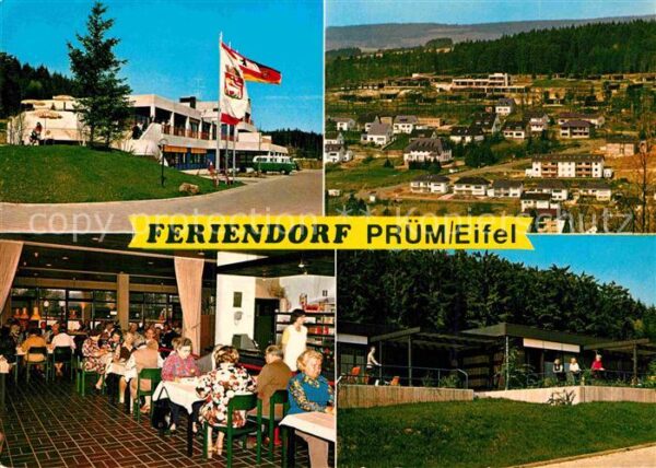 Pruem Eifel Feriendorf der Dt Bundespost Speisesaal