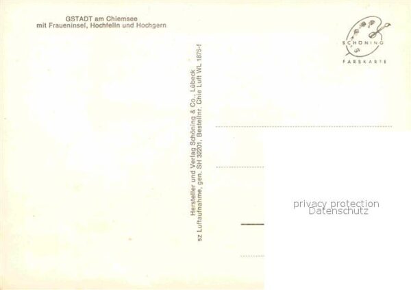 Gstadt Chiemsee Fliegeraufnahme mit Fraueninsel – Bild 2