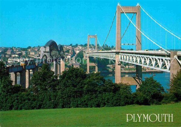 Plymouth  UK South West Tamar Suspension Bridge