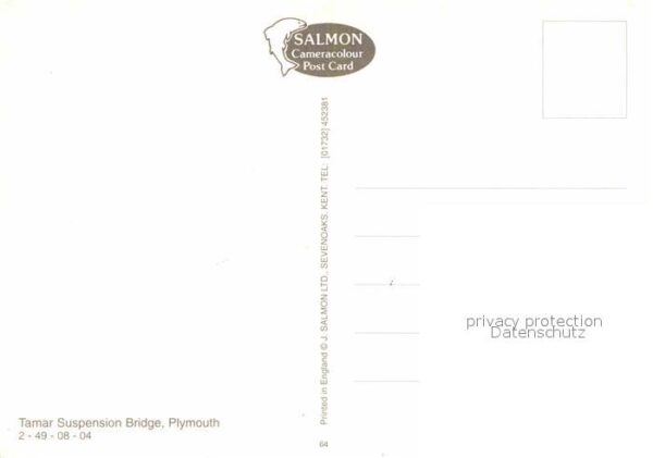 Plymouth  UK South West Tamar Suspension Bridge – Bild 2