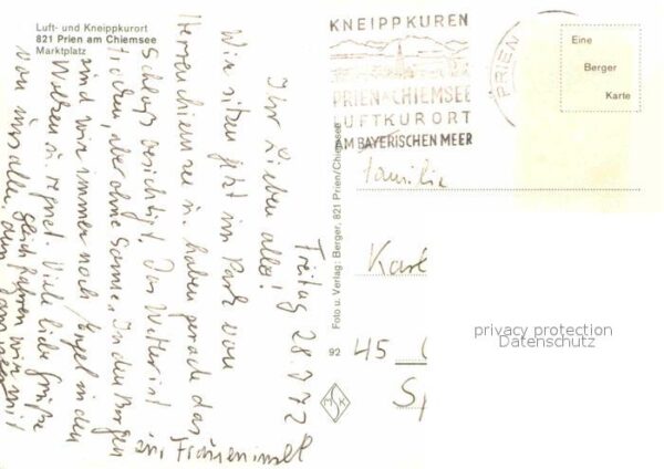 Prien Chiemsee Marktplatz Kirche – Bild 2