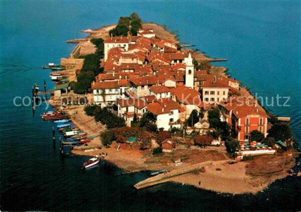 Isola Pescatori Fliegeraufnahme