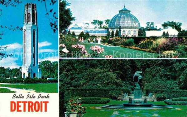 Detroit Michigan Belle Isle Park