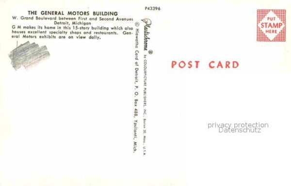 Detroit Michigan General Motors Building – Bild 2