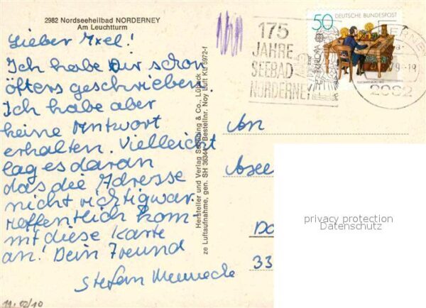 Norderney Nordseebad Leuchtturm Fliegeraufnahme – Bild 2