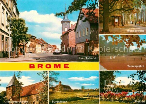 Brome Niedersachsen Hautpstrasse Tennisplätze Burgwiesen Al