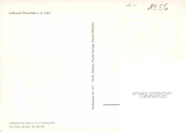 Braunfels Schloss Fliegeraufnahme – Bild 2