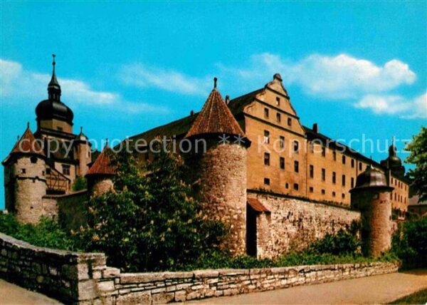 Wuerzburg Festung Marienberg Rudnweg