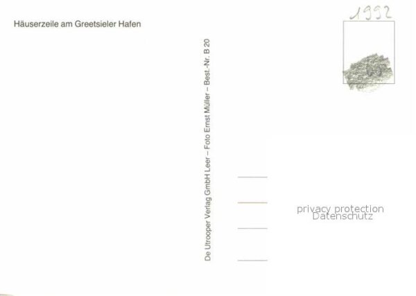 Greetsiel Häuserzeile Hafen – Bild 2