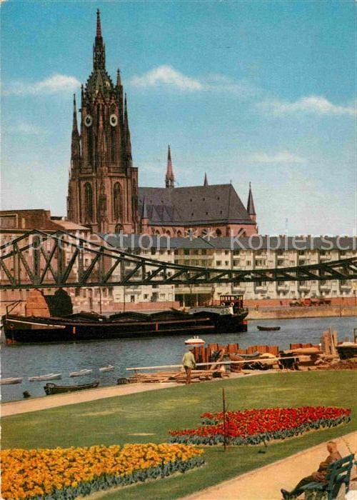 Frankfurt Main Eiserne Steg Dom