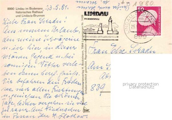 Lindau Bodensee Rathaus Lindavia-Brunnen – Bild 2