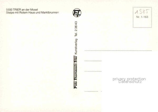 Trier Steipe Rote Haus Marktbrunnen – Bild 2