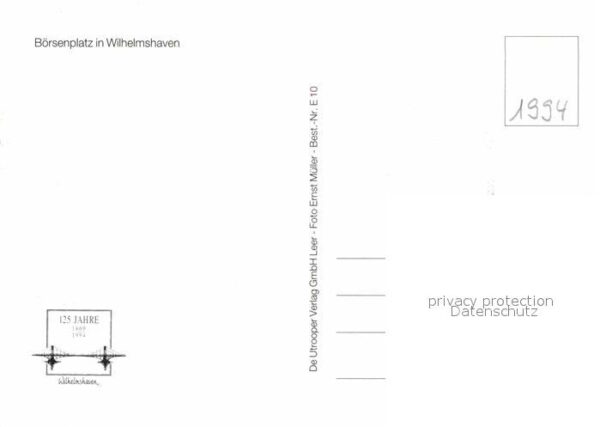 Wilhelmshaven Börsenplatz – Bild 2