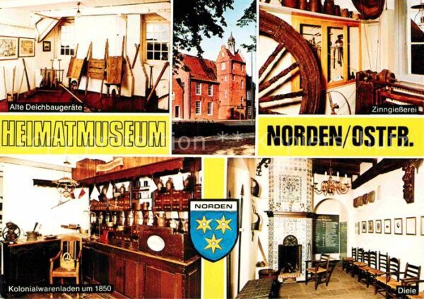 Norden Ostfriesland Heimatmuseum Alte Deichbaugeräte Zinngi