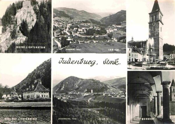 Judenburg Steiermark Ruine Liohtenstein Burghof Schloss Lioh