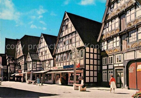 Bad Salzuflen Fachwerkhäuser Fussgängerzone