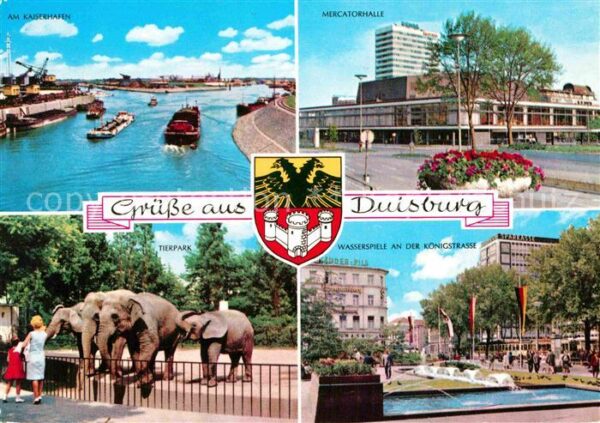 Duisburg Ruhr Kaiserhafen Marcatorhalle Königstrasse