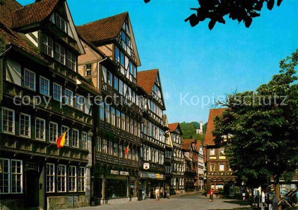 Hann. Muenden Fachwerkhäuser Kirchplatz