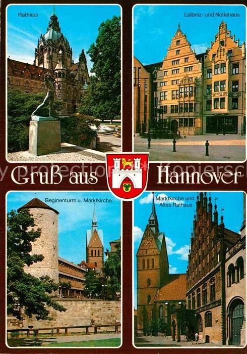 Hannover Rathaus Leibniz- Noltehaus Marktkirche