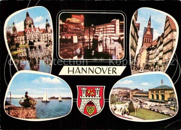 Hannover Schloss Segelboot Bahnhof