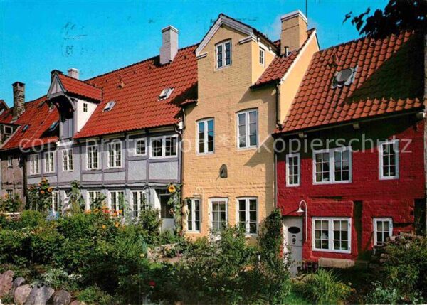 Flensburg Restaurierte Häuser Segelmacherstrasse