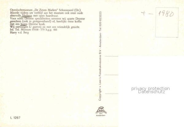 Schoonoord Openluchtmuseum De Zeven Marken – Bild 2