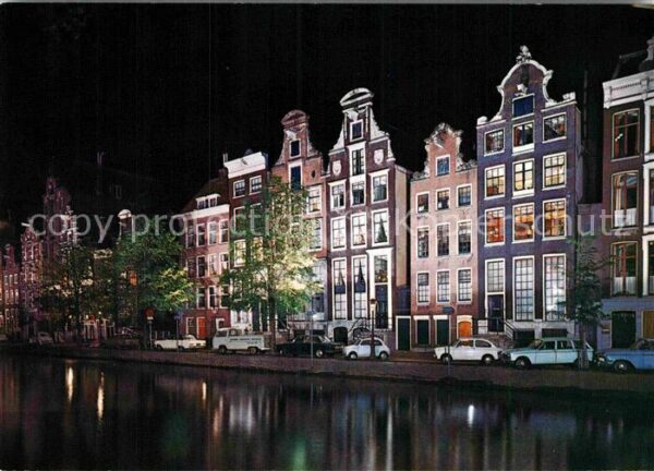 Amsterdam Niederlande Keizersgracht oude gevels