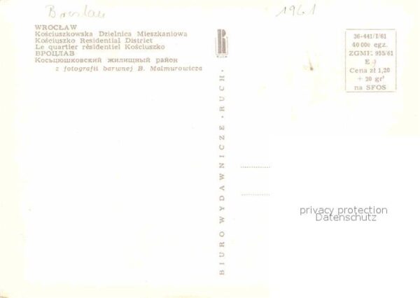Wroclaw Kosciuszkowska Dzielnica Mieszkaniowa – Bild 2