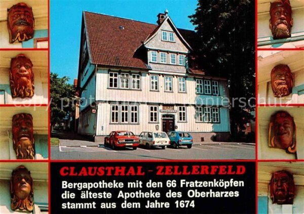 Clausthal-Zellerfeld Bergapotheke 66 Fratzenköpfen