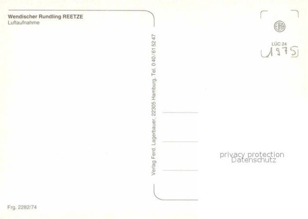 Reetze Wendischer Rundling Fliegeraufnahme – Bild 2