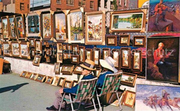 Greenwich Village New York Village Sidewalk Artists